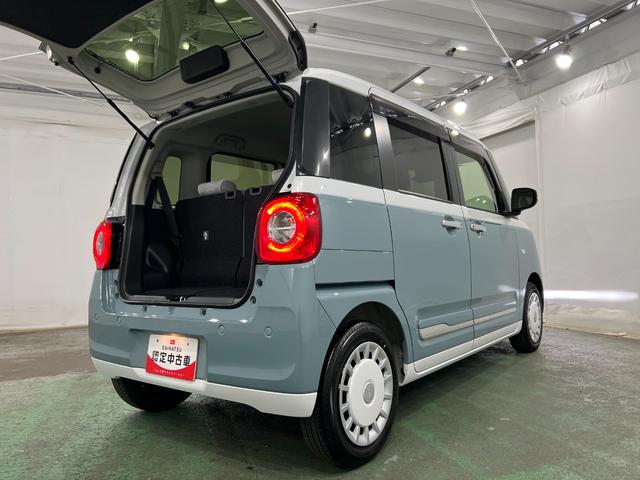 ムーヴキャンバスストライプスＧ　走行８７５６キロ／車検整備付／純正ナビ一年保証・走行距離無制限走行８７５６キロ　フルセグナビ　バックカメラ　ブルートゥース　クリアランスソナー　　オートライト　ＬＥＤヘッドライト　ベンチシート　シートヒーター　両側電動スライドドア（埼玉県）の中古車