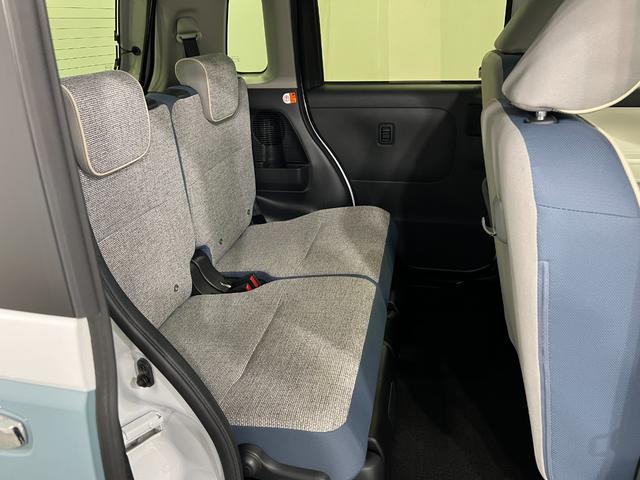 ムーヴキャンバスストライプスＧ　走行８７５６キロ／車検整備付／純正ナビ一年保証・走行距離無制限走行８７５６キロ　フルセグナビ　バックカメラ　ブルートゥース　クリアランスソナー　　オートライト　ＬＥＤヘッドライト　ベンチシート　シートヒーター　両側電動スライドドア（埼玉県）の中古車