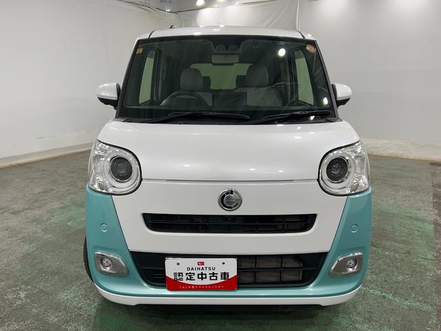 ムーヴキャンバスストライプスＧターボ　走行１４２１０キロ／ディスプレイＯＤ一年保証・走行距離無制限　走行１４２１０キロ　ディスプレイオーディオ　全周囲カメラ　ドラレコ　クリアランスソナー　オートライト　ＬＥＤヘッドライト　ベンチシート　シートヒーター　両側電動スライドドア（埼玉県）の中古車