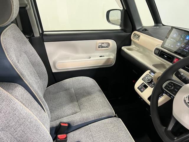 ムーヴキャンバスストライプスＧターボ　走行１４２１０キロ／ディスプレイＯＤ一年保証・走行距離無制限　走行１４２１０キロ　ディスプレイオーディオ　全周囲カメラ　ドラレコ　クリアランスソナー　オートライト　ＬＥＤヘッドライト　ベンチシート　シートヒーター　両側電動スライドドア（埼玉県）の中古車