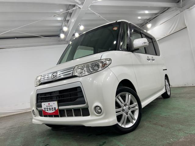 タントカスタムRS 走行43696キロ/車検整備付/フルセグナビBluetooth バックカメラ DVD HIDヘッドライト アイドリングストップ ベンチシート 片側電動スライドドア 1年保証・走行距離無制限(埼玉県)の中古車