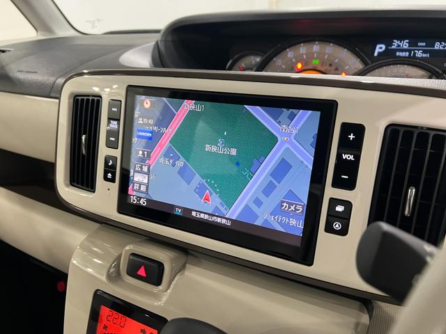 ムーヴキャンバスGメイクアップVS SAIII 走行8291キロ/8型ナビ一年保証・走行距離無制限走行8291キロ フルセグナビ ブルートゥース 全周囲カメラ ETC サイドエアバック オートライト LEDヘッドライト シートヒーター 両側電動スライドドア(埼玉県)の中古車