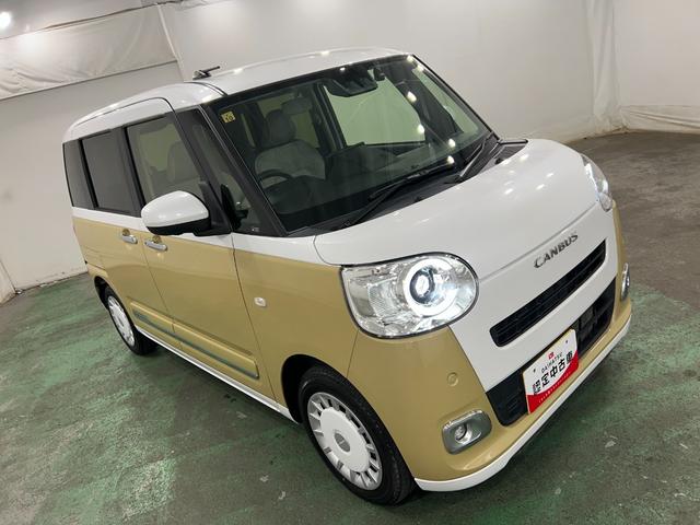 ムーヴキャンバスストライプスＧターボ　走行３０４００キロ／ナビ／全周囲カメラ一年保証・走行距離無制限フルセグナビ　ブルートゥース　全周囲カメラ　ドラレコ　ＥＴＣ　クリアランスソナー　ＬＥＤヘッドライト　オートライト　両側電動スライドドア（埼玉県）の中古車