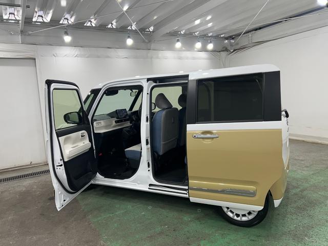 ムーヴキャンバスストライプスＧターボ　走行３０４００キロ／ナビ／全周囲カメラ一年保証・走行距離無制限フルセグナビ　ブルートゥース　全周囲カメラ　ドラレコ　ＥＴＣ　クリアランスソナー　ＬＥＤヘッドライト　オートライト　両側電動スライドドア（埼玉県）の中古車