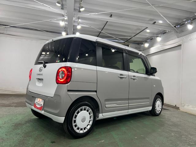 ムーヴキャンバスストライプスＧターボ　走行５８６５キロ／純正ナビ／ドラレコ１年保証距離無制限　走行距離５８６５キロ　純正フルセグナビ　パノラマモニター　ドラレコ　純正マット　サイドエアバッグ　ＬＥＤヘッドランプ　アイドリングストップ　シートヒーター　両側電動スライドドア（埼玉県）の中古車