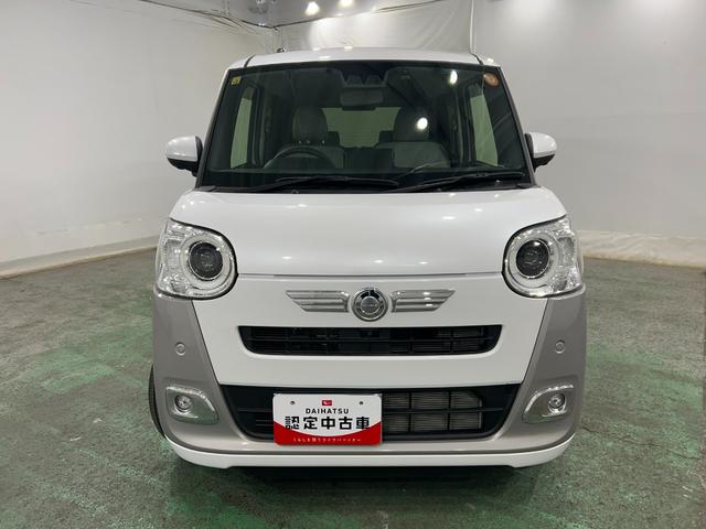 ムーヴキャンバスストライプスＧターボ　走行５８６５キロ／純正ナビ／ドラレコ１年保証距離無制限　走行距離５８６５キロ　純正フルセグナビ　パノラマモニター　ドラレコ　純正マット　サイドエアバッグ　ＬＥＤヘッドランプ　アイドリングストップ　シートヒーター　両側電動スライドドア（埼玉県）の中古車