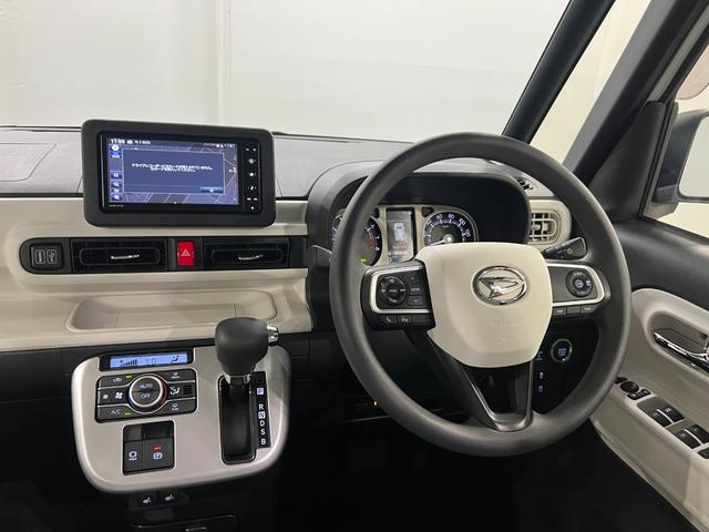 ムーヴキャンバスストライプスＧターボ　走行６９４５キロ／車検整備付／純正ナビ一年保証・走行距離無制限　フルセグナビ　ＥＴＣ　前後ドラレコ　バックカメラ　クリアランスソナー　オートライト　ＬＥＤヘッドライト　シートヒーター　両側電動スライドドア（埼玉県）の中古車