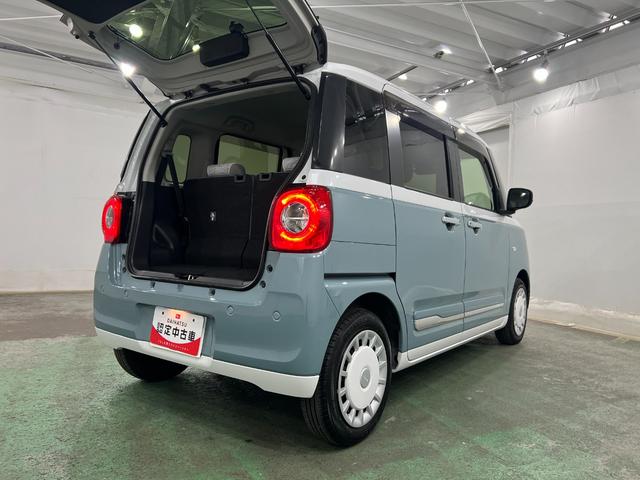 ムーヴキャンバスストライプスＧターボ　走行６９４５キロ／車検整備付／純正ナビ一年保証・走行距離無制限　フルセグナビ　ＥＴＣ　前後ドラレコ　バックカメラ　クリアランスソナー　オートライト　ＬＥＤヘッドライト　シートヒーター　両側電動スライドドア（埼玉県）の中古車