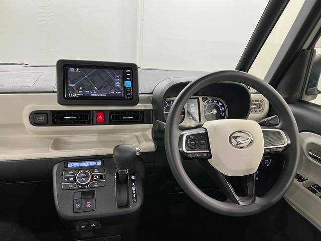ムーヴキャンバスストライプスＧ　走行３１３０キロ／フルセグナビ／全周囲カメラＢｌｕｅｔｏｏｔｈ　ＥＴＣ　ドラレコ　クリアランスソナー　オートライト　ＬＥＤヘッドライト　シートヒーター　両側電動スライドドア　１年保証・走行距離無制限（東京都）の中古車