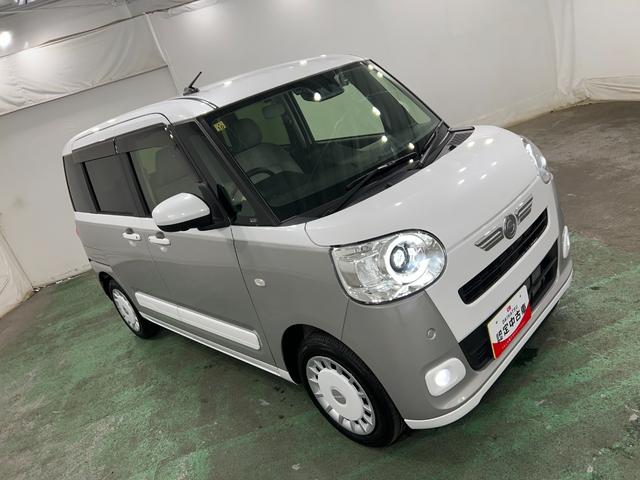 ムーヴキャンバスストライプスＧ　走行３１３０キロ／フルセグナビ／全周囲カメラＢｌｕｅｔｏｏｔｈ　ＥＴＣ　ドラレコ　クリアランスソナー　オートライト　ＬＥＤヘッドライト　シートヒーター　両側電動スライドドア　１年保証・走行距離無制限（東京都）の中古車