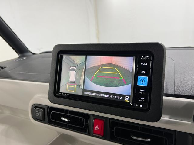 ムーヴキャンバスストライプスＧ　走行３１３０キロ／フルセグナビ／全周囲カメラＢｌｕｅｔｏｏｔｈ　ＥＴＣ　ドラレコ　クリアランスソナー　オートライト　ＬＥＤヘッドライト　シートヒーター　両側電動スライドドア　１年保証・走行距離無制限（東京都）の中古車