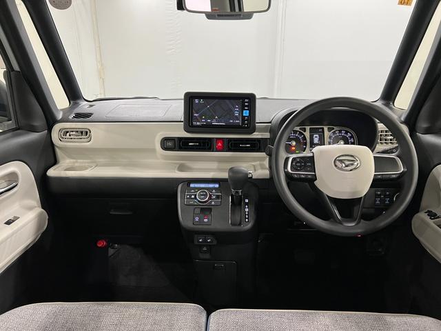 ムーヴキャンバスストライプスＧ　走行３１３０キロ／フルセグナビ／全周囲カメラＢｌｕｅｔｏｏｔｈ　ＥＴＣ　ドラレコ　クリアランスソナー　オートライト　ＬＥＤヘッドライト　シートヒーター　両側電動スライドドア　１年保証・走行距離無制限（東京都）の中古車