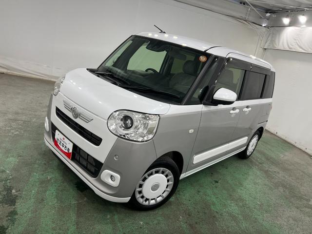 ムーヴキャンバスストライプスＧ　走行３１３０キロ／フルセグナビ／全周囲カメラＢｌｕｅｔｏｏｔｈ　ＥＴＣ　ドラレコ　クリアランスソナー　オートライト　ＬＥＤヘッドライト　シートヒーター　両側電動スライドドア　１年保証・走行距離無制限（東京都）の中古車