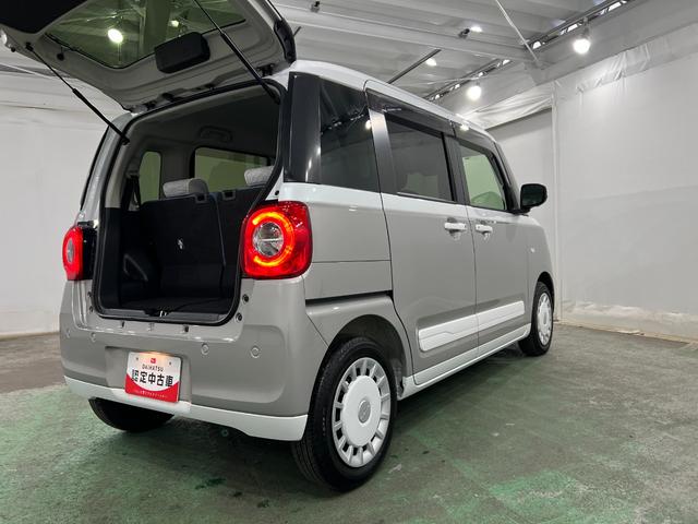 ムーヴキャンバスストライプスＧ　走行３１３０キロ／フルセグナビ／全周囲カメラＢｌｕｅｔｏｏｔｈ　ＥＴＣ　ドラレコ　クリアランスソナー　オートライト　ＬＥＤヘッドライト　シートヒーター　両側電動スライドドア　１年保証・走行距離無制限（東京都）の中古車