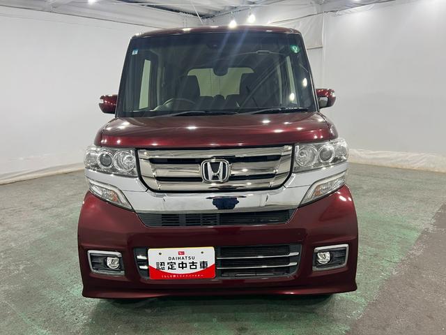 N−BOXカスタムG ターボSSパッケージ 車検整備付/走行12296キロ1年保証距離無制限 走行距離12296キロ フルセグナビ バックカメラ ブルートゥース 純正マット サイドエアバッグ オートライト シートヒーター 両側電動スライドドア 電動格納式ドアミラー(埼玉県)の中古車