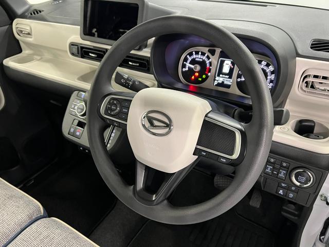 ムーヴキャンバスストライプスＧ　走行５５４５キロ／ＬＥＤヘッドランプ／マット１年保証距離無制限　走行距離５５４５キロ　純正マット　サイドエアバッグ　ＬＥＤヘッドランプ　アイドリングストップ　シートヒーター　両側電動スライドドア　オート格納式ドアミラー　電動パーキングブレーキ（埼玉県）の中古車