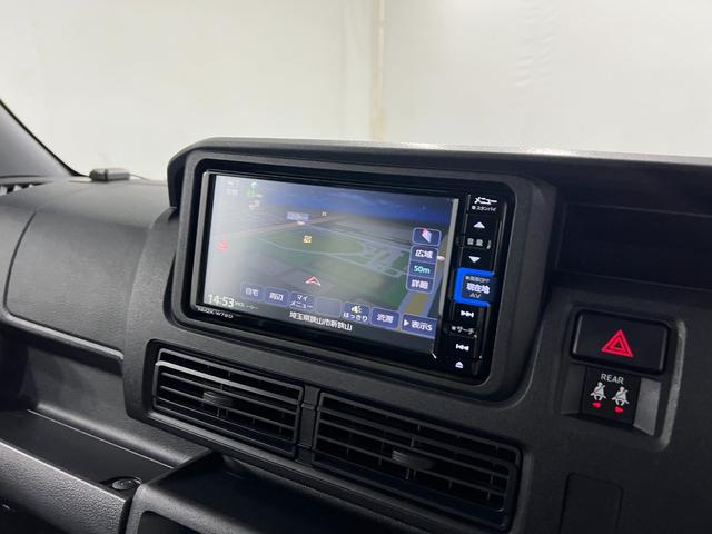 ハイゼットカーゴDX 走行29646キロ/車検整備付/ナビ/バックカメラ1年保証・走行距離無制限 ブルートゥース DVD ドラレコ ETC クリアランスソナー オートライト アイドリングストップ(埼玉県)の中古車