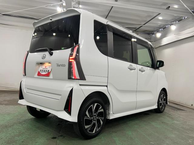 タントカスタムX 走行13680キロ/フルセグナビ/バックカメラ1年保証・走行距離無制限 ブルートゥース DVD サイドエアバック クリアランスソナー オートマチックハイビーム オートライト LEDヘッドライト ベンチシート シートヒーター 両側電動スライドドア(埼玉県)の中古車