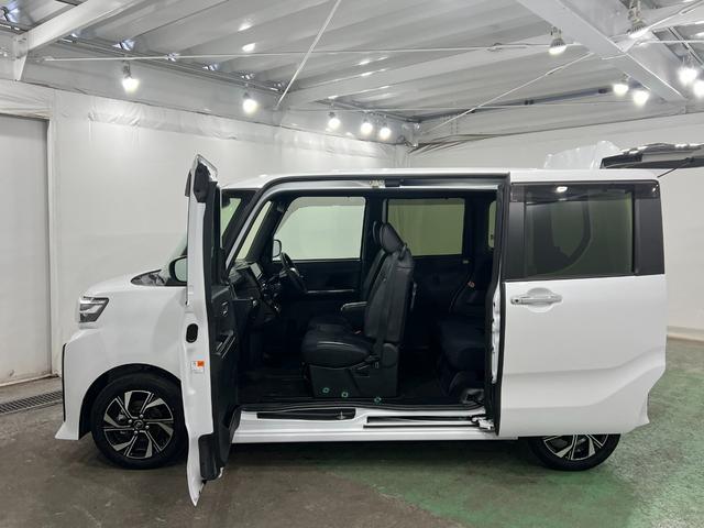 タントカスタムX 走行13680キロ/フルセグナビ/バックカメラ1年保証・走行距離無制限 ブルートゥース DVD サイドエアバック クリアランスソナー オートマチックハイビーム オートライト LEDヘッドライト ベンチシート シートヒーター 両側電動スライドドア(埼玉県)の中古車