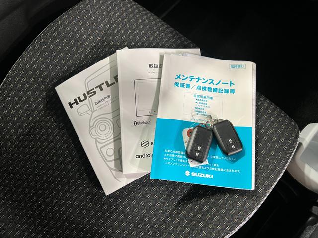 ハスラーハイブリッドXターボ 走行10929キロ/ナビ/全周囲カメラ1年保証・走行距離無制限 ブルートゥース ドラレコ ETC オートライト LEDヘッドライト クリアランスソナー アイドリングストップ(東京都)の中古車