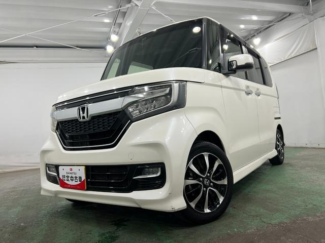 N−BOXカスタムG・Lホンダセンシング 走行100202キロ/ナビ/Bカメラ1年保証距離無制限 走行距離100202キロ フルセグナビ バックカメラ ブルートゥース 純正マット サイドエアバッグ LEDヘッドランプ 両側電動スライドドア(埼玉県)の中古車
