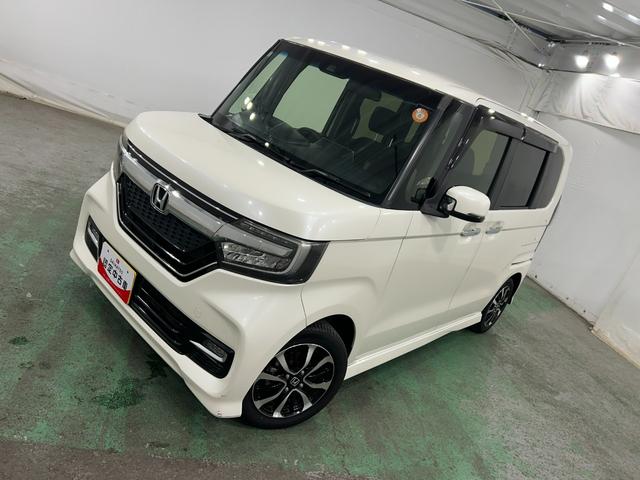 N−BOXカスタムG・Lホンダセンシング 走行100202キロ/ナビ/Bカメラ1年保証距離無制限 走行距離100202キロ フルセグナビ バックカメラ ブルートゥース 純正マット サイドエアバッグ LEDヘッドランプ 両側電動スライドドア(埼玉県)の中古車