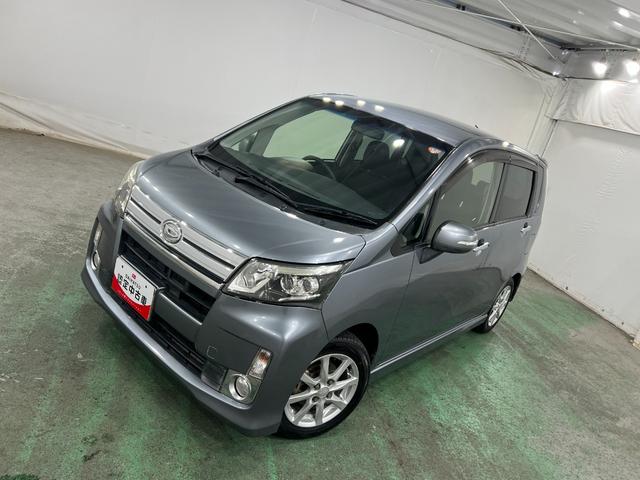 ムーヴカスタム X SA 走行76329キロ/車検整備付1年保証・走行距離無制限 助手席エアバック ETC 純正カーペットマット オートライト LEDヘッドライト アイドリングストップ ベンチシート(埼玉県)の中古車