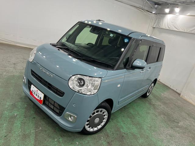 ムーヴキャンバスセオリーG 走行6735キロ/純正ナビ/バックカメラ1年保証・走行距離無制限 ETC ブルートゥース ドラレコ サイドエアバック クリアランスソナー オートライト LEDヘッドライト ベンチシート シートヒーター 両側電動スライドドア(埼玉県)の中古車