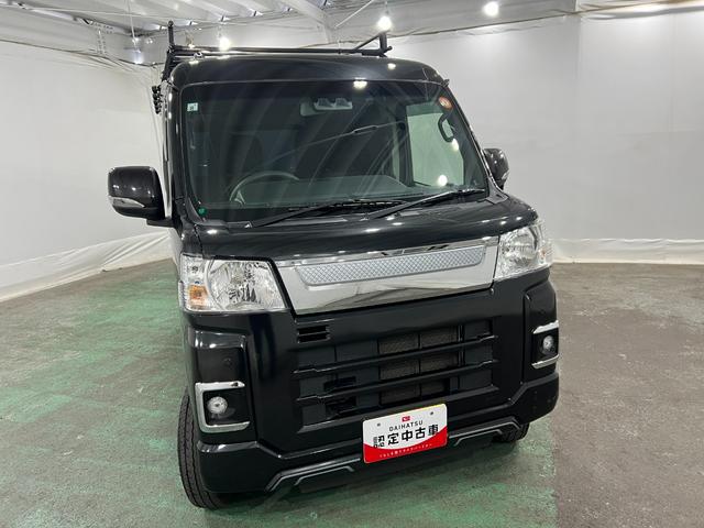 ハイゼットカーゴクルーズターボ　修復歴／走行３９５４５キロ／ナビ／キャリア付１年保証距離無制限　走行距離３９５４５キロ　車検整備付　純正フルセグナビ　バックカメラ　ドラレコ　純正マット　オートライト　アイドリングストップ　両側スライドドア　プッシュボタンスタート（埼玉県）の中古車