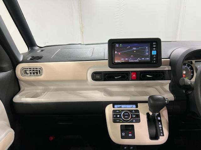 ムーヴキャンバスストライプスＧターボ　車検整備付／６６７８７キロ／純正ナビ１年保証距離無制限　走行距離６６７８７キロ　純正フルセグナビ　パノラマモニター　ドラレコ　純正マット　サイドエアバッグ　ＬＥＤヘッドランプ　アイドリングストップ　シートヒーター　両側電動スライドドア（埼玉県）の中古車