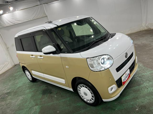 ムーヴキャンバスストライプスＧターボ　車検整備付／６６７８７キロ／純正ナビ１年保証距離無制限　走行距離６６７８７キロ　純正フルセグナビ　パノラマモニター　ドラレコ　純正マット　サイドエアバッグ　ＬＥＤヘッドランプ　アイドリングストップ　シートヒーター　両側電動スライドドア（埼玉県）の中古車