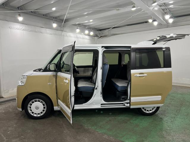 ムーヴキャンバスストライプスＧターボ　車検整備付／６６７８７キロ／純正ナビ１年保証距離無制限　走行距離６６７８７キロ　純正フルセグナビ　パノラマモニター　ドラレコ　純正マット　サイドエアバッグ　ＬＥＤヘッドランプ　アイドリングストップ　シートヒーター　両側電動スライドドア（埼玉県）の中古車