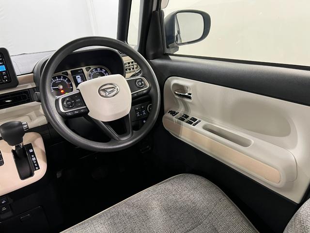 ムーヴキャンバスストライプスＧターボ　車検整備付／６６７８７キロ／純正ナビ１年保証距離無制限　走行距離６６７８７キロ　純正フルセグナビ　パノラマモニター　ドラレコ　純正マット　サイドエアバッグ　ＬＥＤヘッドランプ　アイドリングストップ　シートヒーター　両側電動スライドドア（埼玉県）の中古車