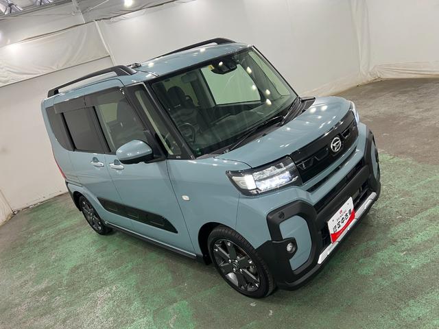 タントファンクロスターボ　走行３４９５０キロ／車検整備付／ナビ１年保証・走行距離無制限　全周囲カメラ　ドラレコ　ＥＴＣ　サイドエアバック　クリアランスソナー　オートライト　ＬＥＤヘッドライト　ベンチシート　シートヒーター　両側電動スライドドア（埼玉県）の中古車