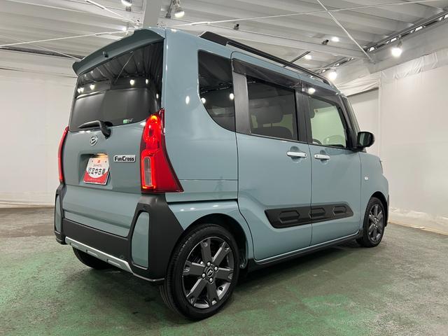 タントファンクロスターボ　走行３４９５０キロ／車検整備付／ナビ１年保証・走行距離無制限　全周囲カメラ　ドラレコ　ＥＴＣ　サイドエアバック　クリアランスソナー　オートライト　ＬＥＤヘッドライト　ベンチシート　シートヒーター　両側電動スライドドア（埼玉県）の中古車