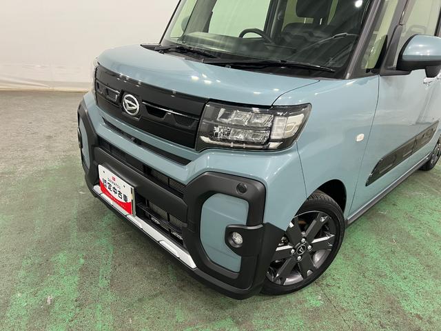 タントファンクロスターボ　走行３４９５０キロ／車検整備付／ナビ１年保証・走行距離無制限　全周囲カメラ　ドラレコ　ＥＴＣ　サイドエアバック　クリアランスソナー　オートライト　ＬＥＤヘッドライト　ベンチシート　シートヒーター　両側電動スライドドア（埼玉県）の中古車