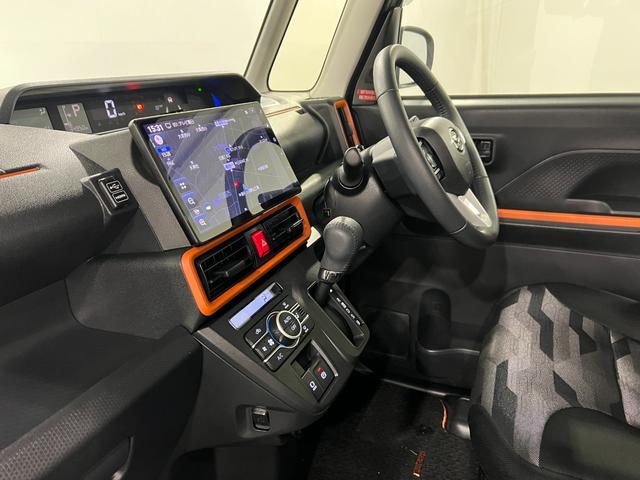 タントファンクロスターボ　走行３４９５０キロ／車検整備付／ナビ１年保証・走行距離無制限　全周囲カメラ　ドラレコ　ＥＴＣ　サイドエアバック　クリアランスソナー　オートライト　ＬＥＤヘッドライト　ベンチシート　シートヒーター　両側電動スライドドア（埼玉県）の中古車