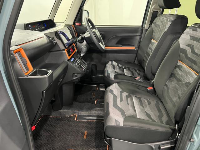 タントファンクロスターボ　走行３４９５０キロ／車検整備付／ナビ１年保証・走行距離無制限　全周囲カメラ　ドラレコ　ＥＴＣ　サイドエアバック　クリアランスソナー　オートライト　ＬＥＤヘッドライト　ベンチシート　シートヒーター　両側電動スライドドア（埼玉県）の中古車