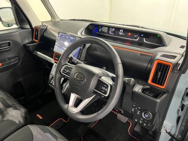 タントファンクロスターボ　走行３４９５０キロ／車検整備付／ナビ１年保証・走行距離無制限　全周囲カメラ　ドラレコ　ＥＴＣ　サイドエアバック　クリアランスソナー　オートライト　ＬＥＤヘッドライト　ベンチシート　シートヒーター　両側電動スライドドア（埼玉県）の中古車