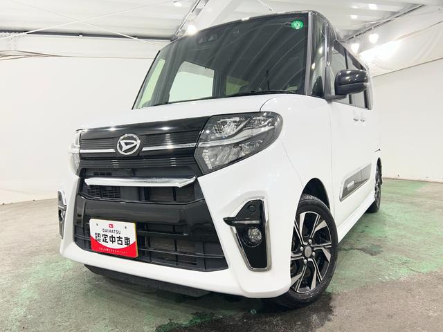 タントカスタムＸ　走行５５３１４キロ／車検整備付／雹害／ナビ１年保証・走行距離無制限　ドラレコ　バックカメラ　ブルートゥースクリアランスソナー　オートライト　ＬＥＤヘッドライト　ベンチシート　シートヒーター　両側電動スライドドア（埼玉県）の中古車