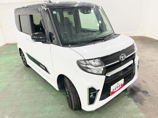 タントカスタムＸ　走行５５３１４キロ／車検整備付／雹害／ナビ１年保証・走行距離無制限　ドラレコ　バックカメラ　ブルートゥースクリアランスソナー　オートライト　ＬＥＤヘッドライト　ベンチシート　シートヒーター　両側電動スライドドア（埼玉県）の中古車