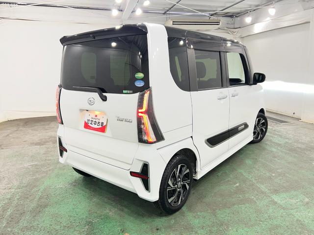 タントカスタムＸ　走行５５３１４キロ／車検整備付／雹害／ナビ１年保証・走行距離無制限　ドラレコ　バックカメラ　ブルートゥースクリアランスソナー　オートライト　ＬＥＤヘッドライト　ベンチシート　シートヒーター　両側電動スライドドア（埼玉県）の中古車