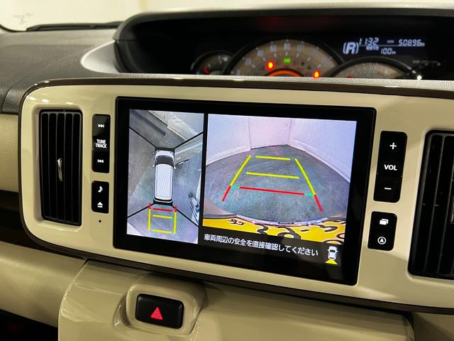 ムーヴキャンバスＧホワイトアクセントＶＳ　ＳＡIII　走行５０８９０キロ１年保証・走行距離無制限　フルセグナビ　Ｂｌｕｅｔｏｏｔｈ　全周囲カメラ　ドラレコ　オートマチックハイビーム　オートライト　ＬＥＤヘッドライト　ベンチシート　シートヒーター　両側電動スライドドア（埼玉県）の中古車