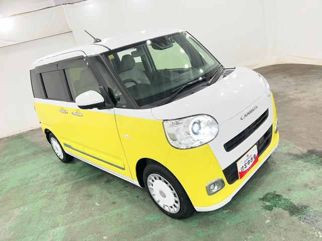 ムーヴキャンバスストライプスG 走行39090キロ/ナビ/全周囲カメラ1年保証・走行距離無制限 ETC ドラレコ クリアランスソナー オートライト LEDヘッドライト ベンチシート シートヒーター 両側電動スライドドア(埼玉県)の中古車