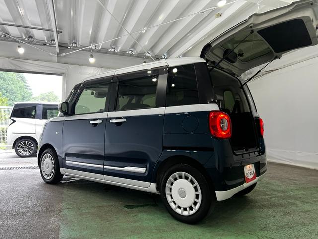 ムーヴキャンバスストライプスＧ　走行１４６６８キロ／９インチナビ／ドラレコ禁煙車　ワンオーナー　純正フルセグナビ　パノラマモニター　ドラレコ　純正マット　サイドエアバッグ　ＬＥＤヘッドランプ　電動格納ミラー　シートヒーター　両側電動スライドドア　オートエアコン（埼玉県）の中古車