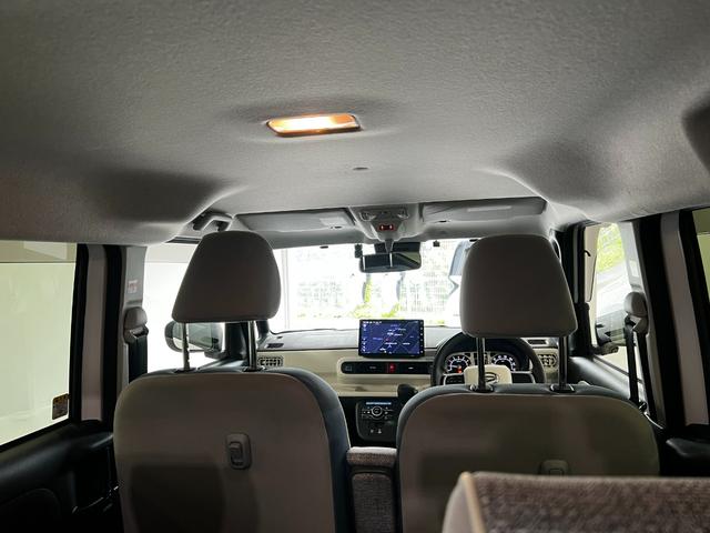 ムーヴキャンバスストライプスＧ　走行１４６６８キロ／９インチナビ／ドラレコ禁煙車　ワンオーナー　純正フルセグナビ　パノラマモニター　ドラレコ　純正マット　サイドエアバッグ　ＬＥＤヘッドランプ　電動格納ミラー　シートヒーター　両側電動スライドドア　オートエアコン（埼玉県）の中古車