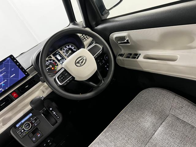 ムーヴキャンバスストライプスＧ　走行１４６６８キロ／９インチナビ／ドラレコ禁煙車　ワンオーナー　純正フルセグナビ　パノラマモニター　ドラレコ　純正マット　サイドエアバッグ　ＬＥＤヘッドランプ　電動格納ミラー　シートヒーター　両側電動スライドドア　オートエアコン（埼玉県）の中古車