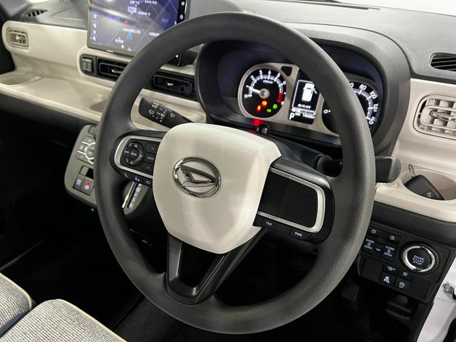 ムーヴキャンバスストライプスＧ　走行１４６６８キロ／９インチナビ／ドラレコ禁煙車　ワンオーナー　純正フルセグナビ　パノラマモニター　ドラレコ　純正マット　サイドエアバッグ　ＬＥＤヘッドランプ　電動格納ミラー　シートヒーター　両側電動スライドドア　オートエアコン（埼玉県）の中古車