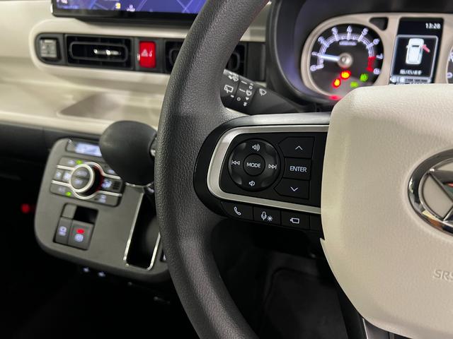 ムーヴキャンバスストライプスＧ　走行１４６６８キロ／９インチナビ／ドラレコ禁煙車　ワンオーナー　純正フルセグナビ　パノラマモニター　ドラレコ　純正マット　サイドエアバッグ　ＬＥＤヘッドランプ　電動格納ミラー　シートヒーター　両側電動スライドドア　オートエアコン（埼玉県）の中古車