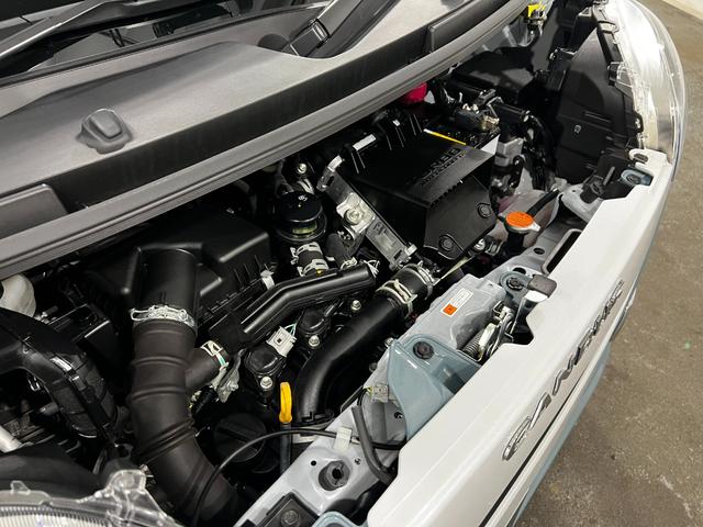 ムーヴキャンバスストライプスGターボ 走行31701キロ/純正ナビ/ドラレコ1年保証距離無制限 走行距離31701キロ 純正フルセグナビ パノラマモニター ドラレコ 純正マット サイドエアバッグ LEDヘッドランプ アイドリングストップ シートヒーター 両側電動スライドドア(埼玉県)の中古車